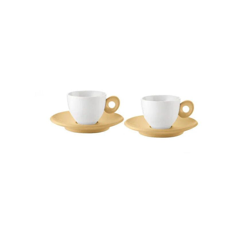 Guzzini - Everyday - Espresso Cups With Saucers (Set of 2)