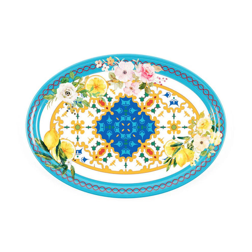 Guzzini - Flower & Lemon - Large Oval Tray
