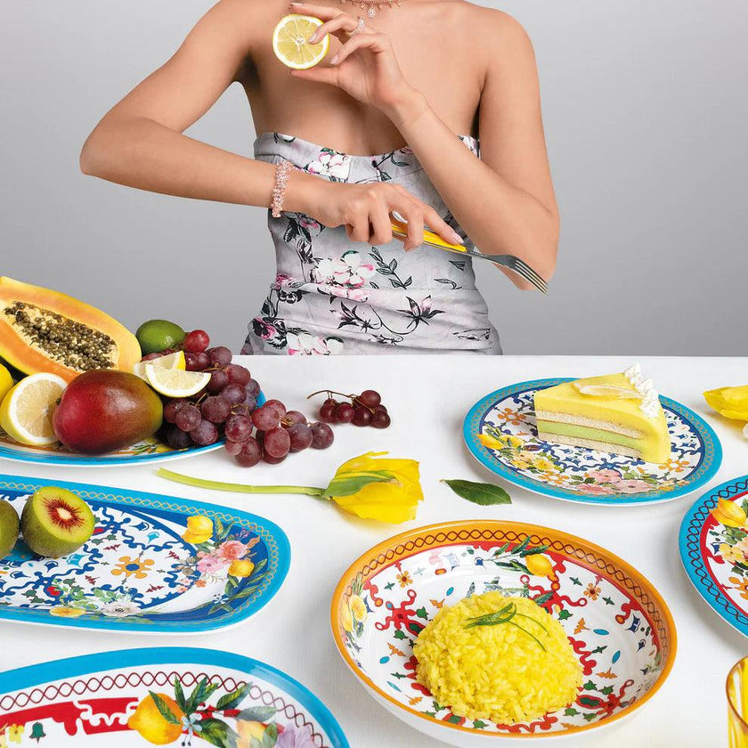 Guzzini - Flower & Lemon - Large Oval Tray