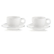 Guzzini - Gocce - Tasses à cappuccino avec soucoupes (lot de 2)