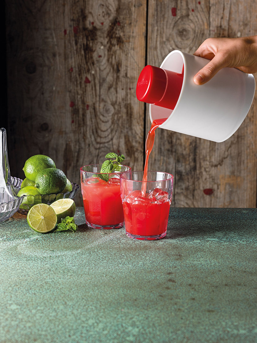 Guzzini - HAND CITRUS SQUEEZER JUICER KITCHEN ACTIVE   RED