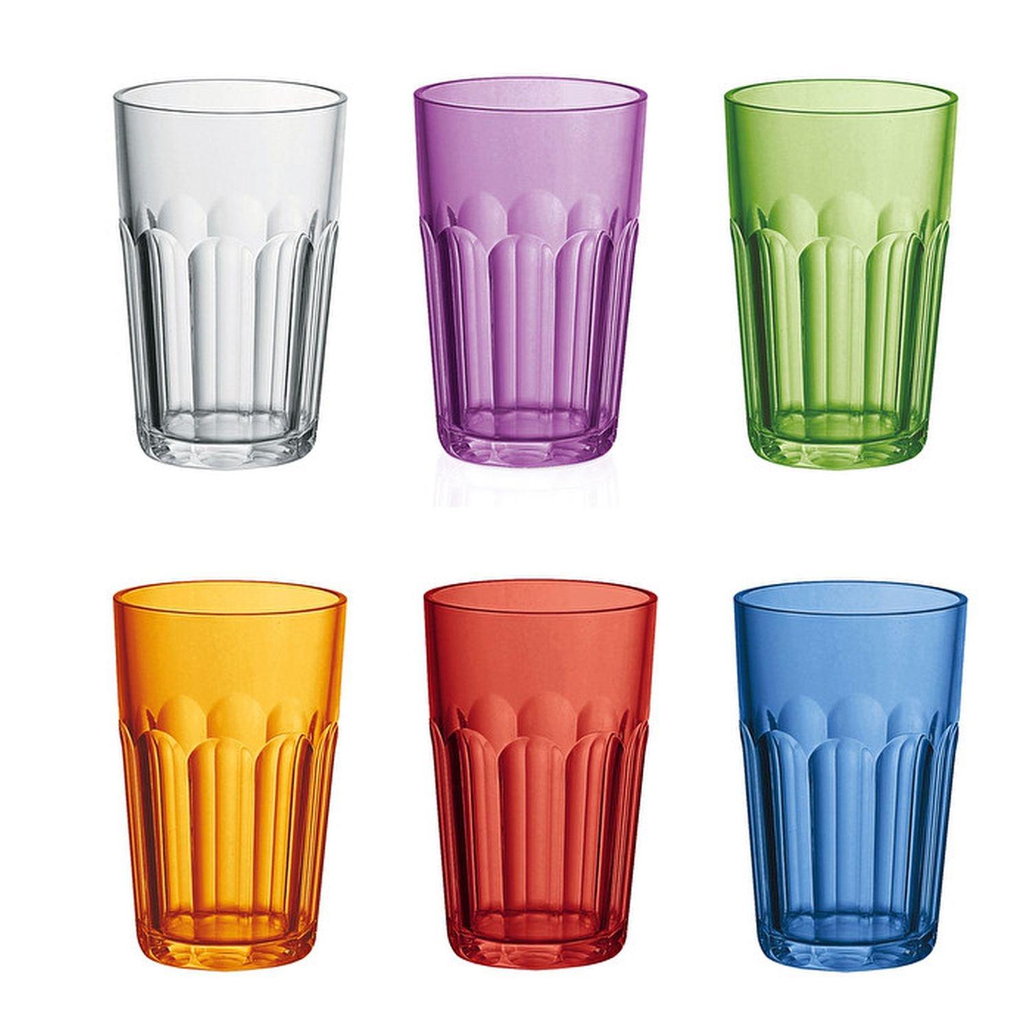Guzzini - Happy Hour - Verres à pied haute (lot de 6)