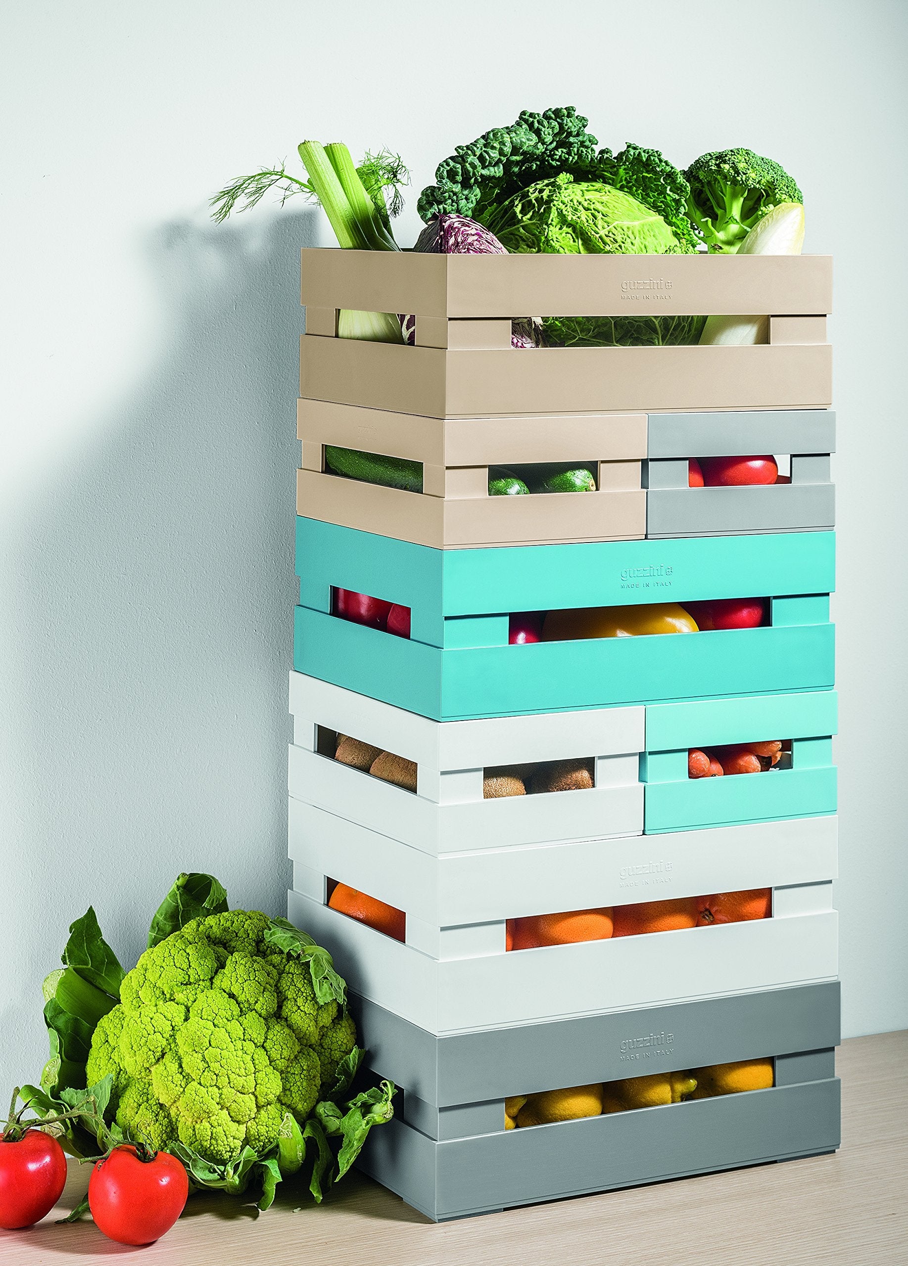 Guzzini - M BOX TIDY STORE - MATTE BLUE