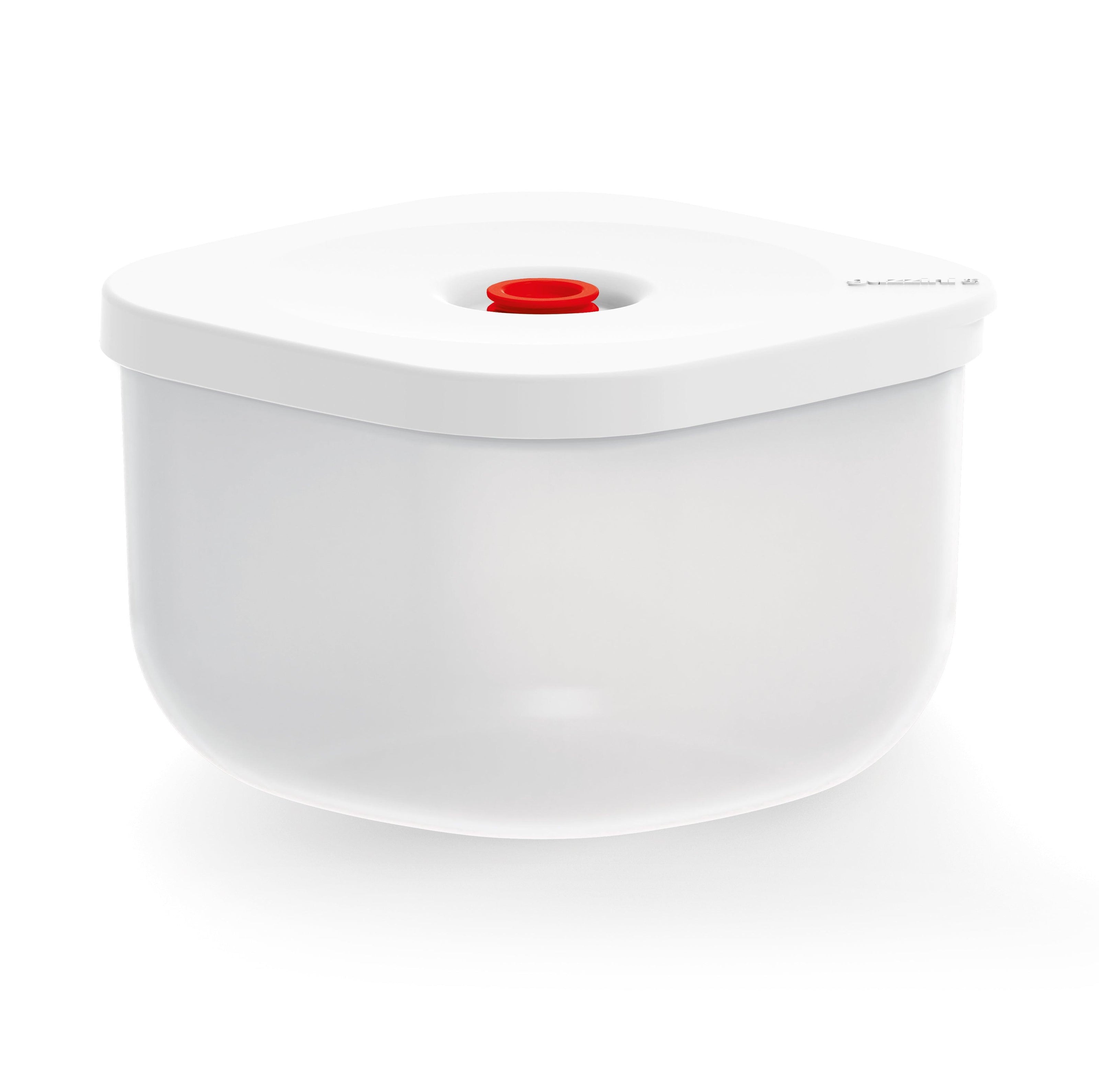 Guzzini - Save-It - Deep Vacuum Containers - (White/Red)