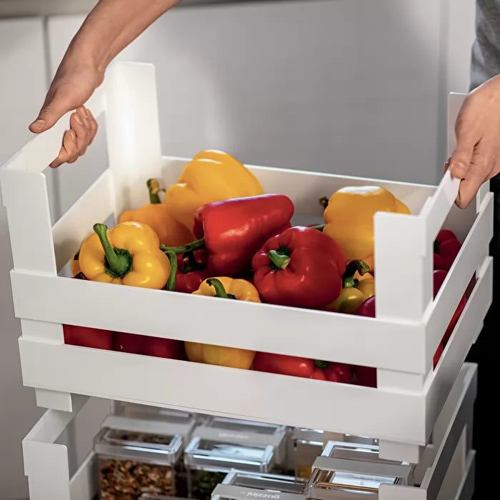 Guzzini - TROLLEY HIGH TIDY   STORE KITCHEN ACTIVE   WHITE