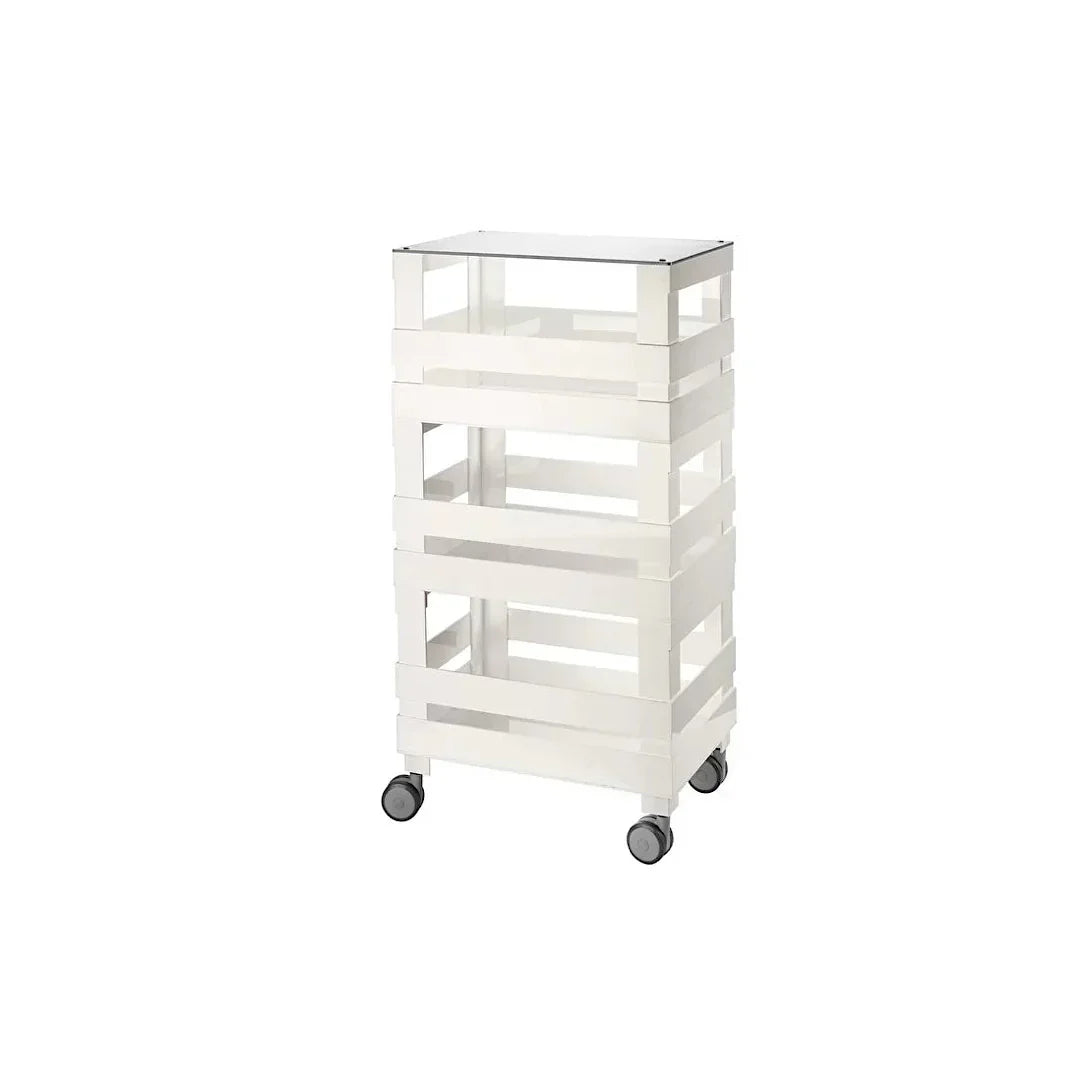 Guzzini - TROLLEY HIGH TIDY   STORE KITCHEN ACTIVE   WHITE