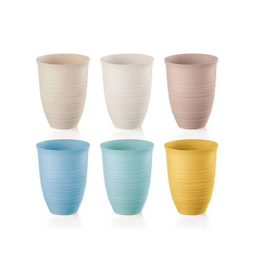 Guzzini - Tierra - Tall Tumblers (Set of 6) | 17.5 Oz