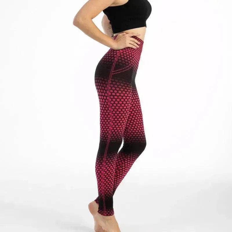 Women's High Waist Leggings – Gym, Yoga & Workout Leopard color