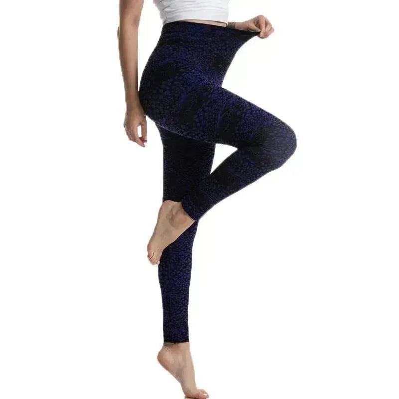Women's High Waist Leggings – Gym, Yoga & Workout Leopard color