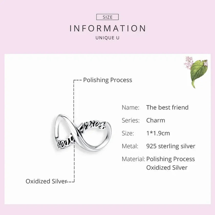 925 Sterling Silver Clear 5A Crystal Collection Family Heart X-Shape Charm Beads for Charm Bracelet & Necklace Pendant