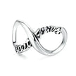 925 Sterling Silver Clear 5A Crystal Collection Family Heart X-Shape Charm Beads for Charm Bracelet & Necklace Pendant