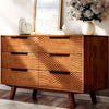 Harmony Solid Wood Dresser with 6 Drawers
