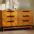 Elara Solid Wood Dresser with 6 Drawers