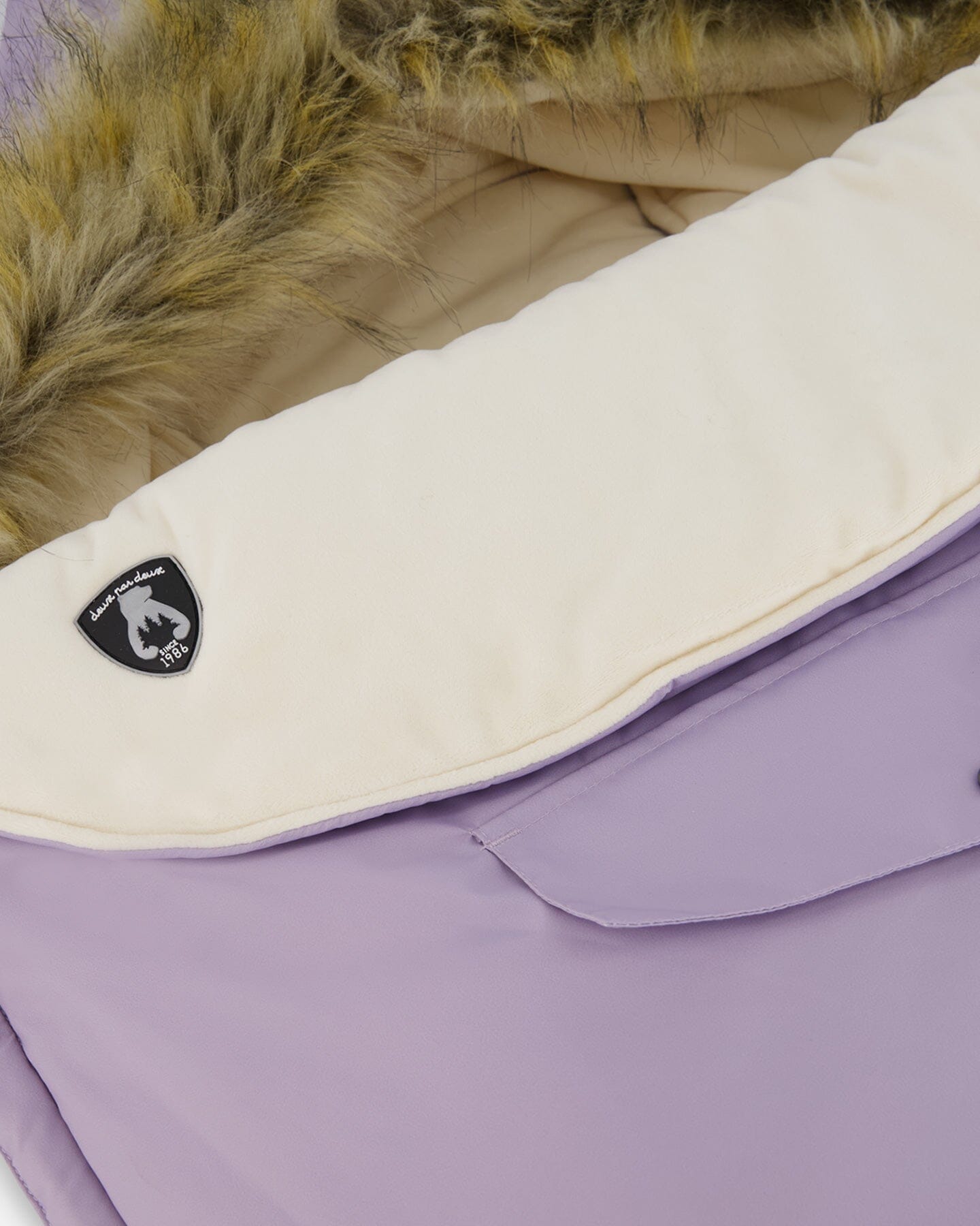 Bunting Bag Designed For Car Seat And Stroller Purple Gray