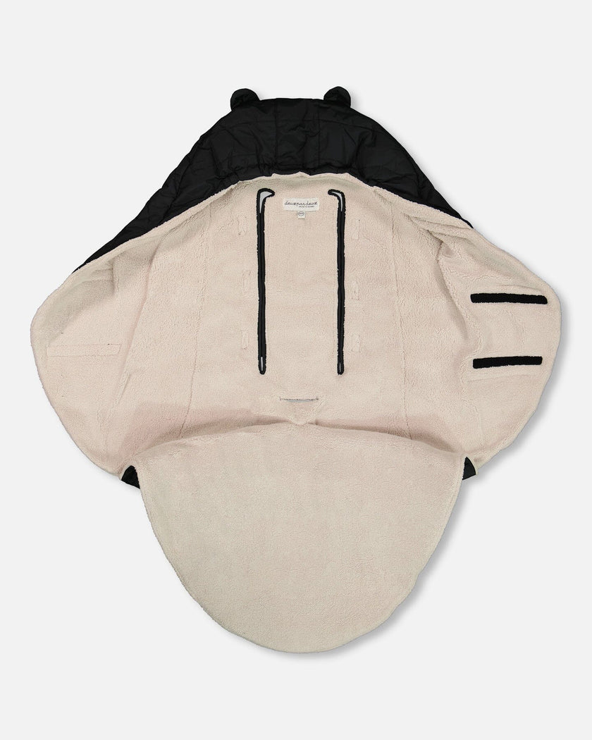 Snugly Baby Wrap Designed For Car Seat And Stroller Black