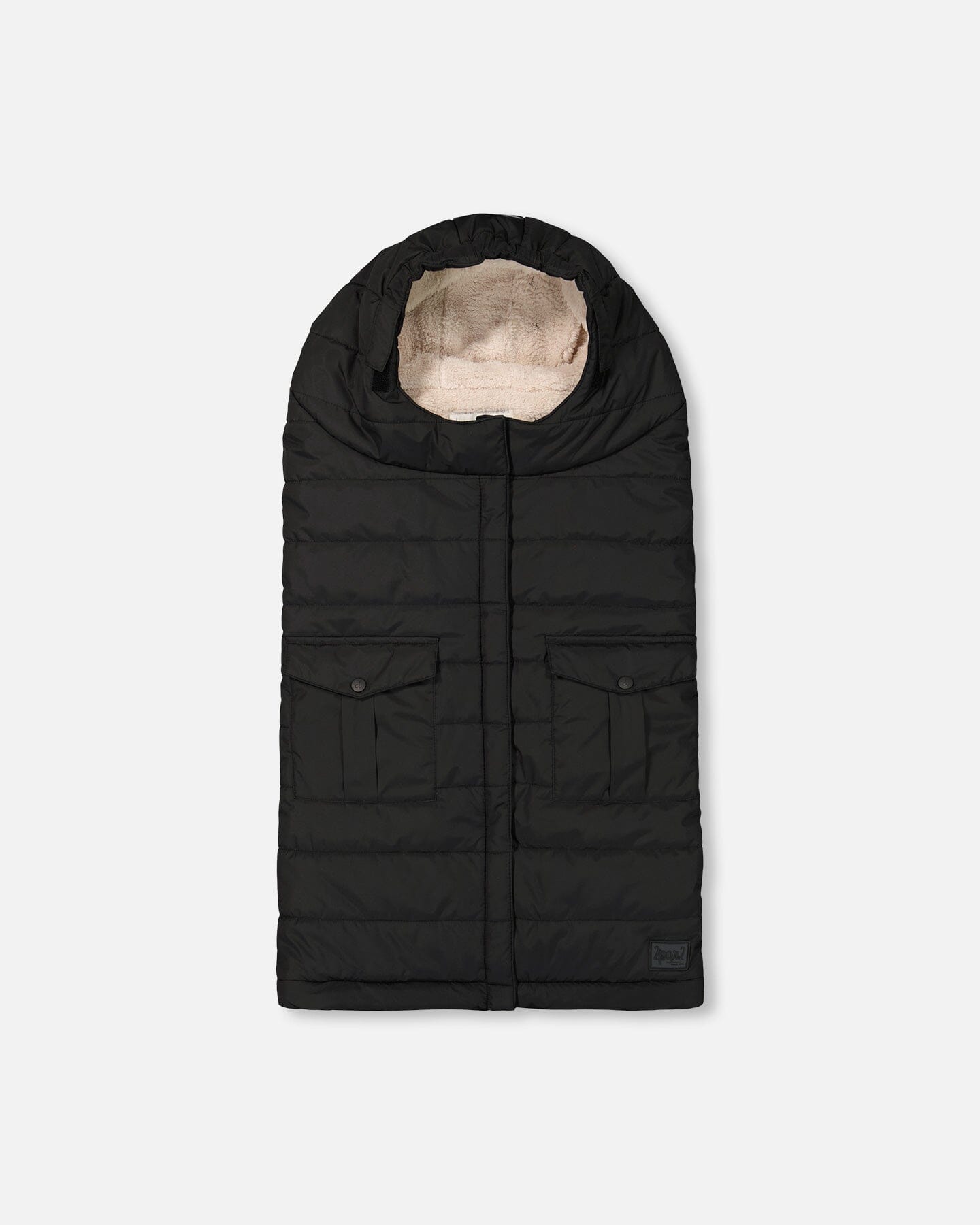 Evolutive Baby Footmuff Designed For Car Seat And Stroller Black