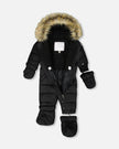 One-Piece Baby Original Puffy Snowsuit Black