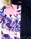 Two-Piece Discover Snowsuit With Printed Jacket Navy Blue