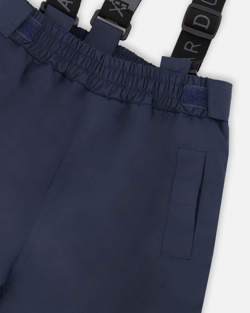 Two-Piece Chill Outerwear Set With Light Insulation Navy Blue
