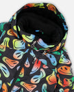 Two-Piece Play Snowsuit With Allover Print Jacket Smiley Face