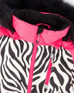 One-Piece Play Snowsuit Zebra Print
