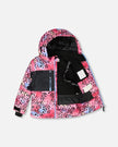 Two-Piece Teknik Snowsuit Multicolor Leopard And Zebra