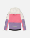 Two-Piece Teknik Snowsuit Black Retro Flower Print