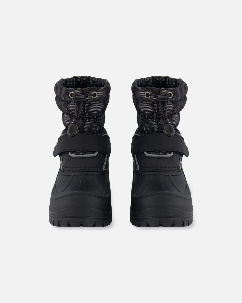 Winter Boots Solid Black