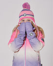 Winter Mittens Play Purple Gray