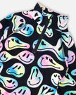 Two-Piece Thermal Underwear Set Smiley Face Girl