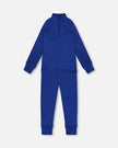 Two-Piece Thermal Underwear Set Blue