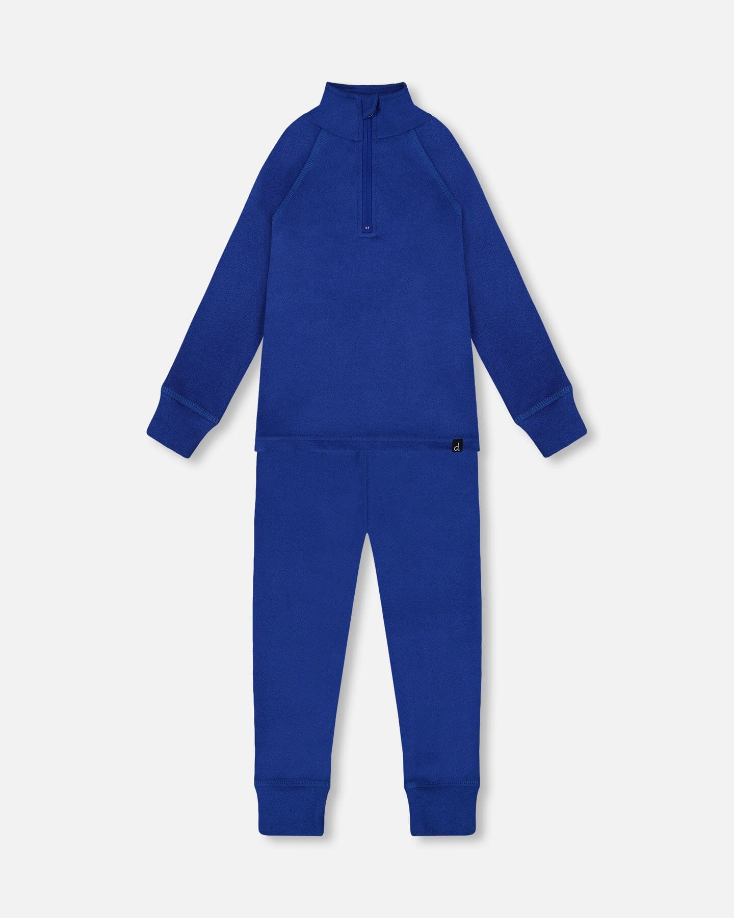 Two-Piece Thermal Underwear Set Blue