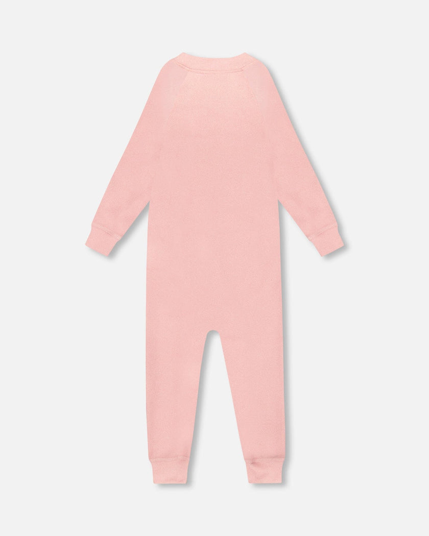 One-Piece Thermal Underwear Dusty Pink
