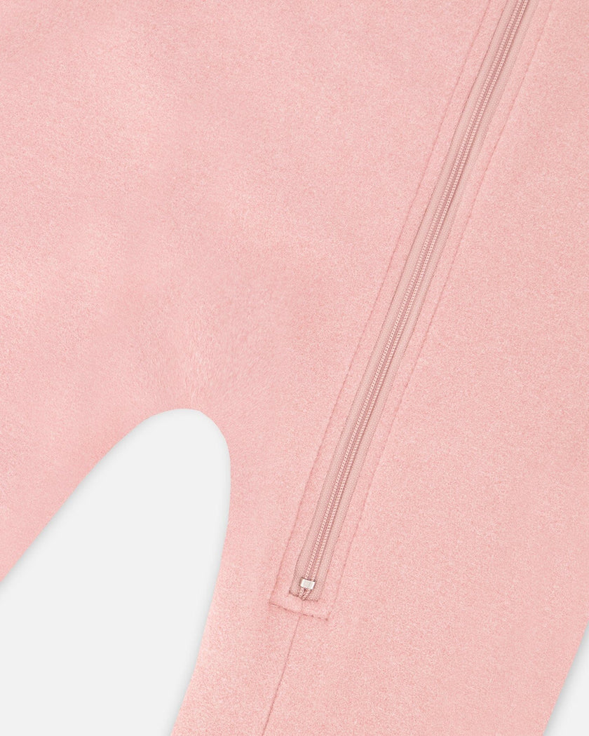 One-Piece Thermal Underwear Dusty Pink