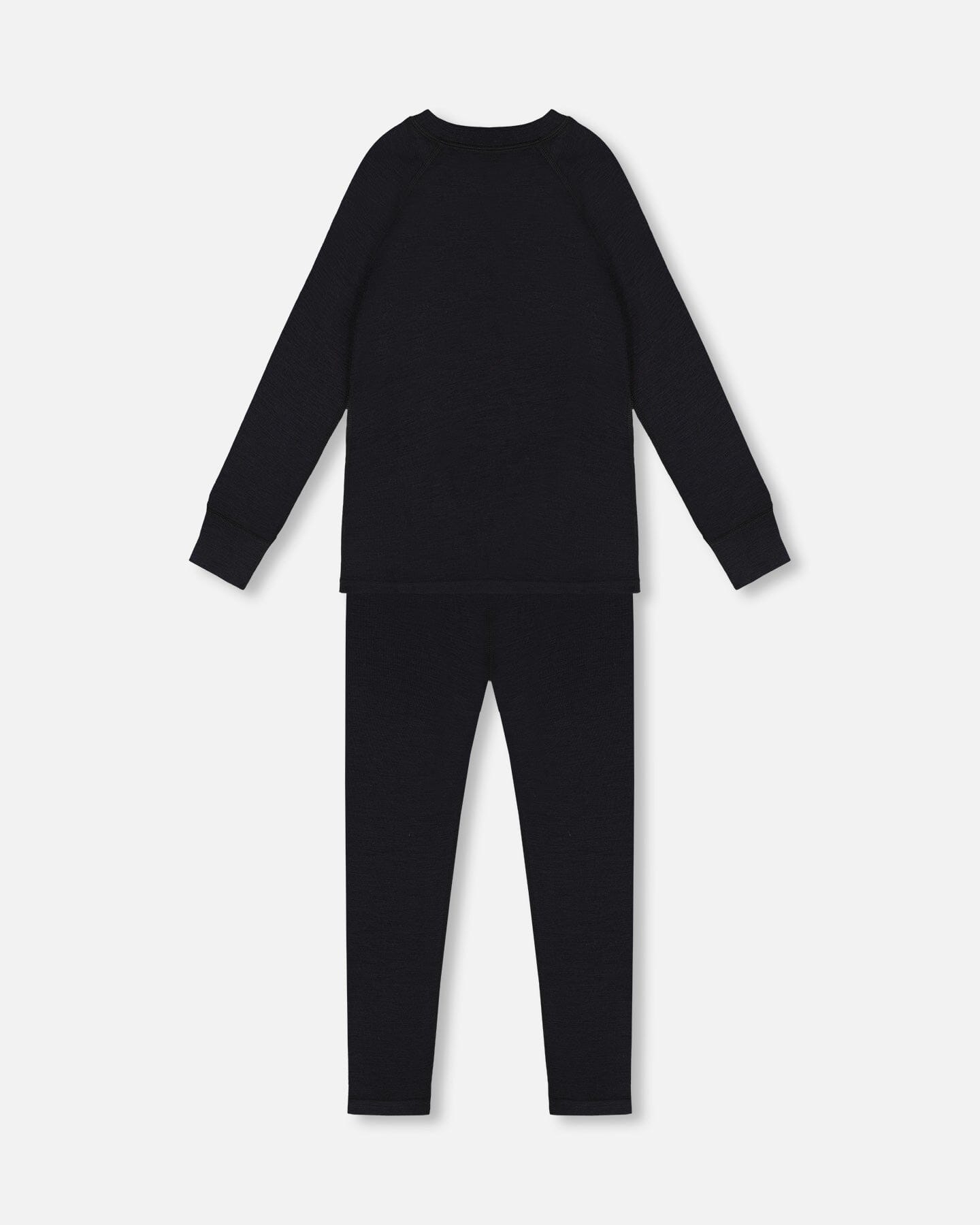 Merino Wool Base Layer Set Black