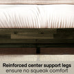 Aurora Solid Wood Bed Frame