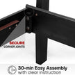 Aurora Solid Wood Bed Frame