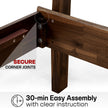 Aurora Solid Wood Bed Frame
