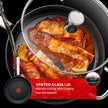 T-FAL Platinum Unlimited Hard Anodized 12pc Cookware Set - H126SC74