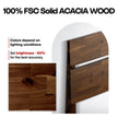 Aurora Solid Wood Bed Frame