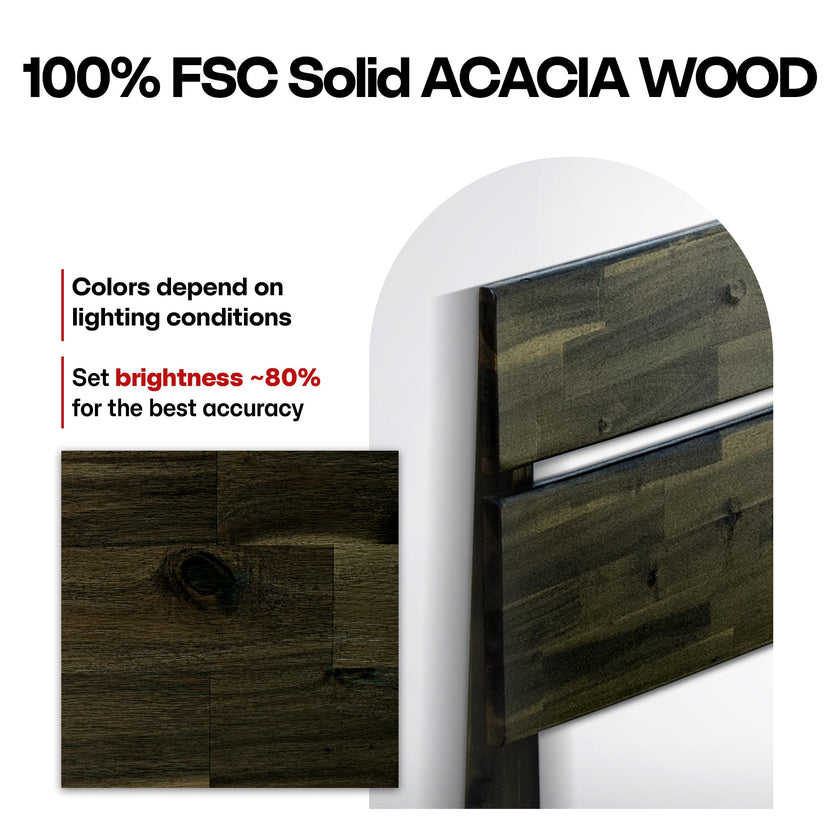 Aurora Solid Wood Bed Frame