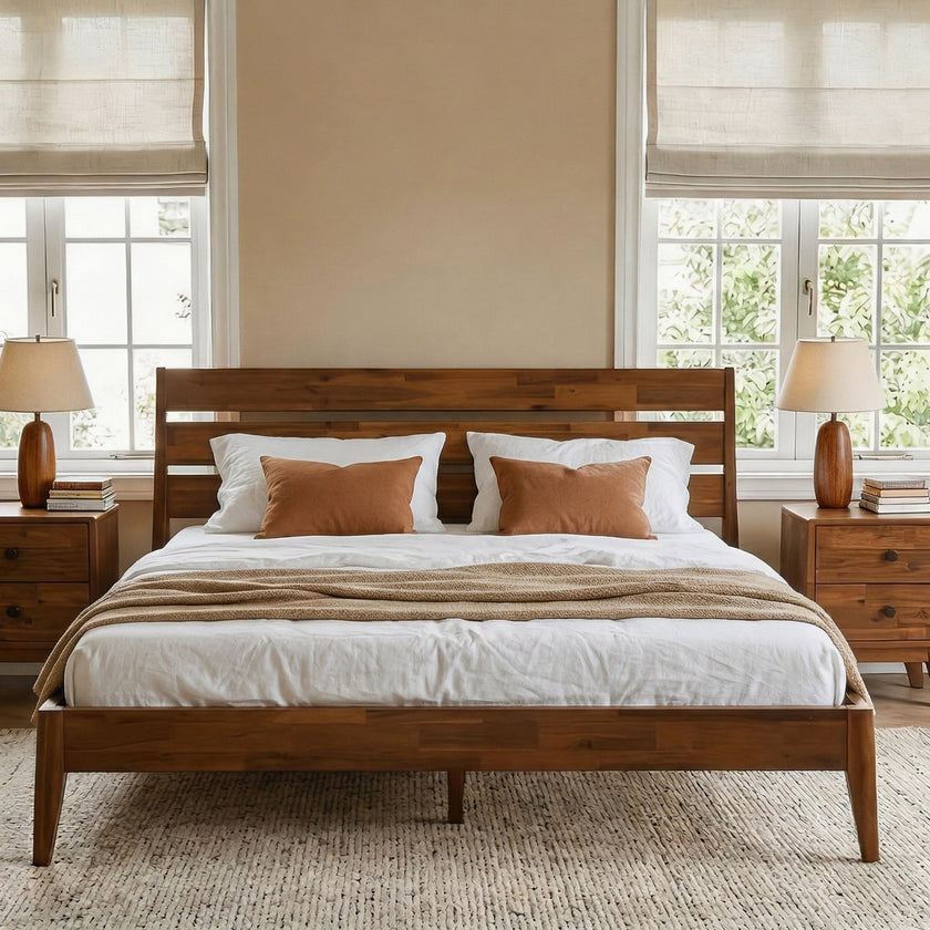 Emery Solid Wood Bed Frame
