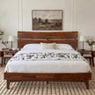Aurora Solid Wood Bed Frame