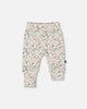 Organic Cotton Evolutive Pant Off-White Floral