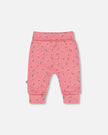 Organic Cotton Evolutive Pant Pink Floral