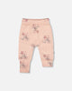 Organic Cotton Evolutive Pant Pink Cat Print