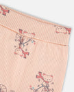 Organic Cotton Evolutive Pant Pink Cat Print