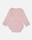 Organic Cotton Long Sleeve Romper Neutral Purple