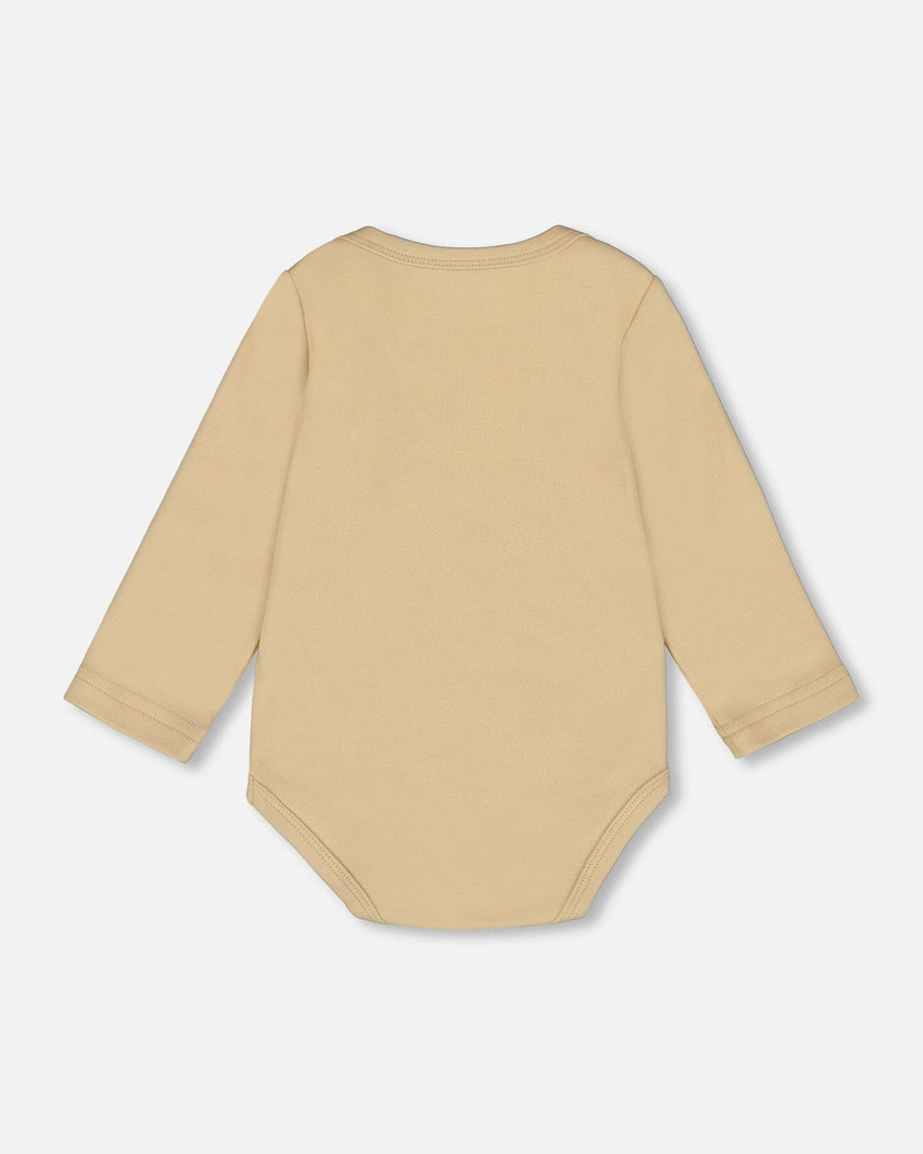 Organic Cotton Onesie Light Caramel