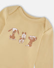 Organic Cotton Onesie Light Caramel